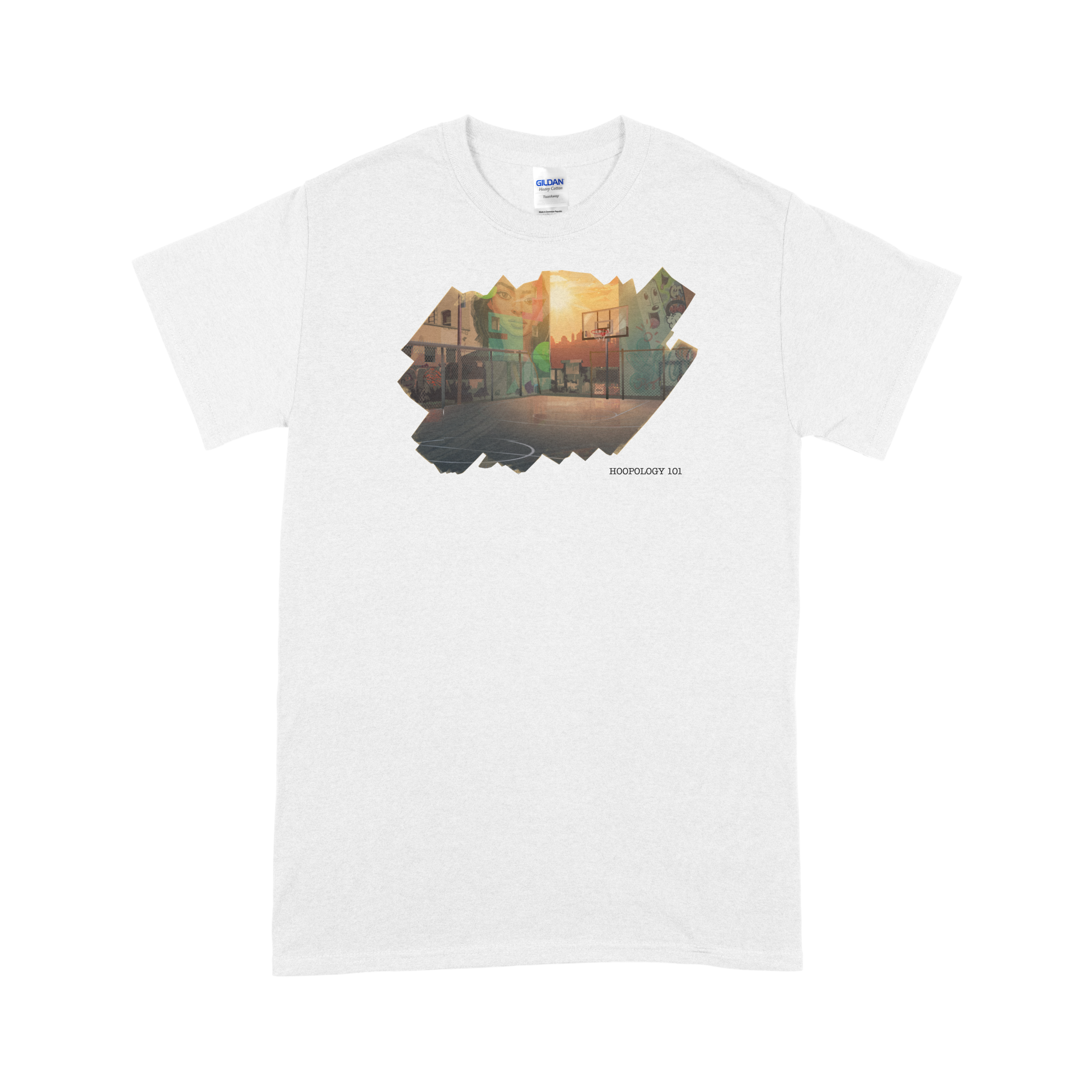 Hoopology T-shirt White Wipe