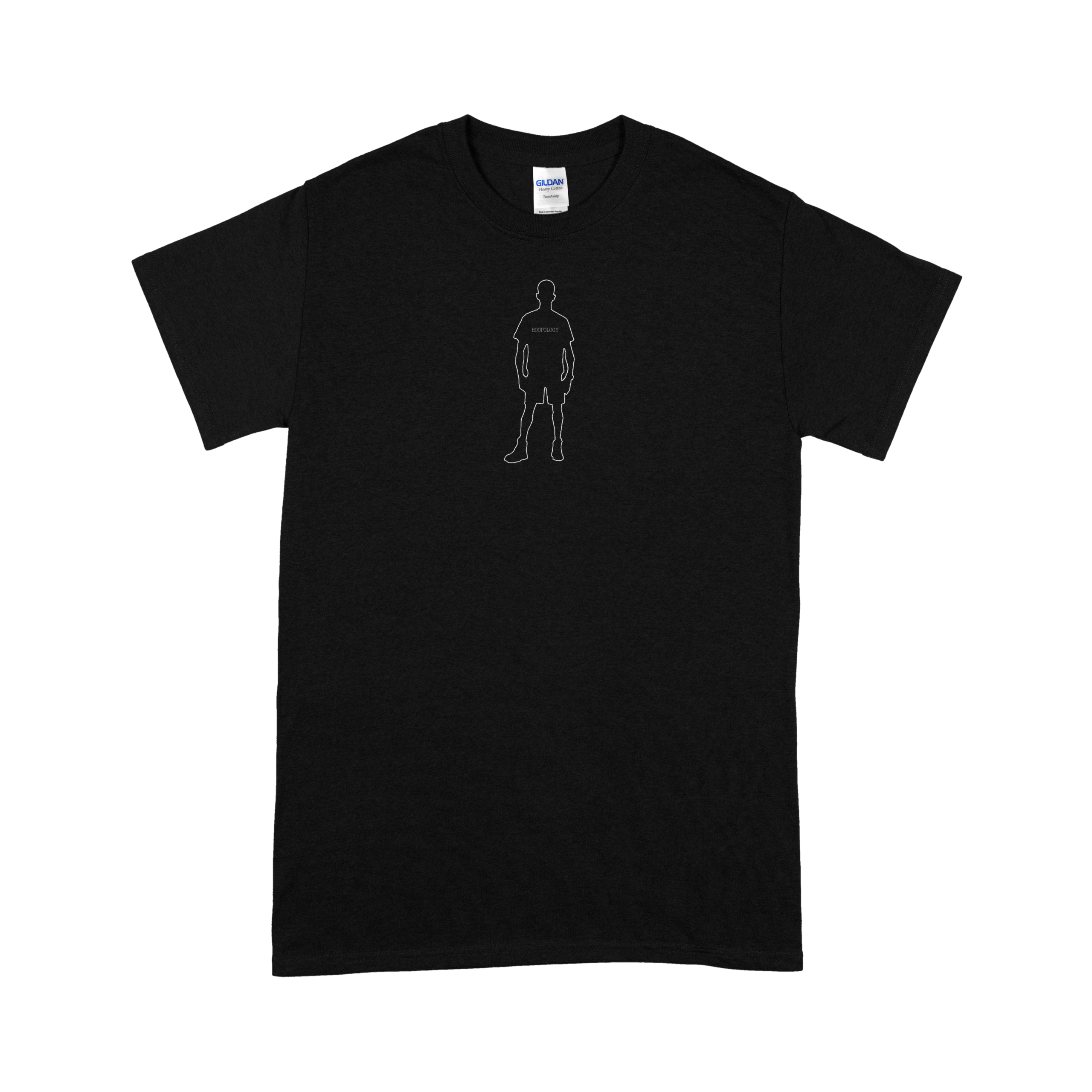 Hoopology T-shirt Black Outline